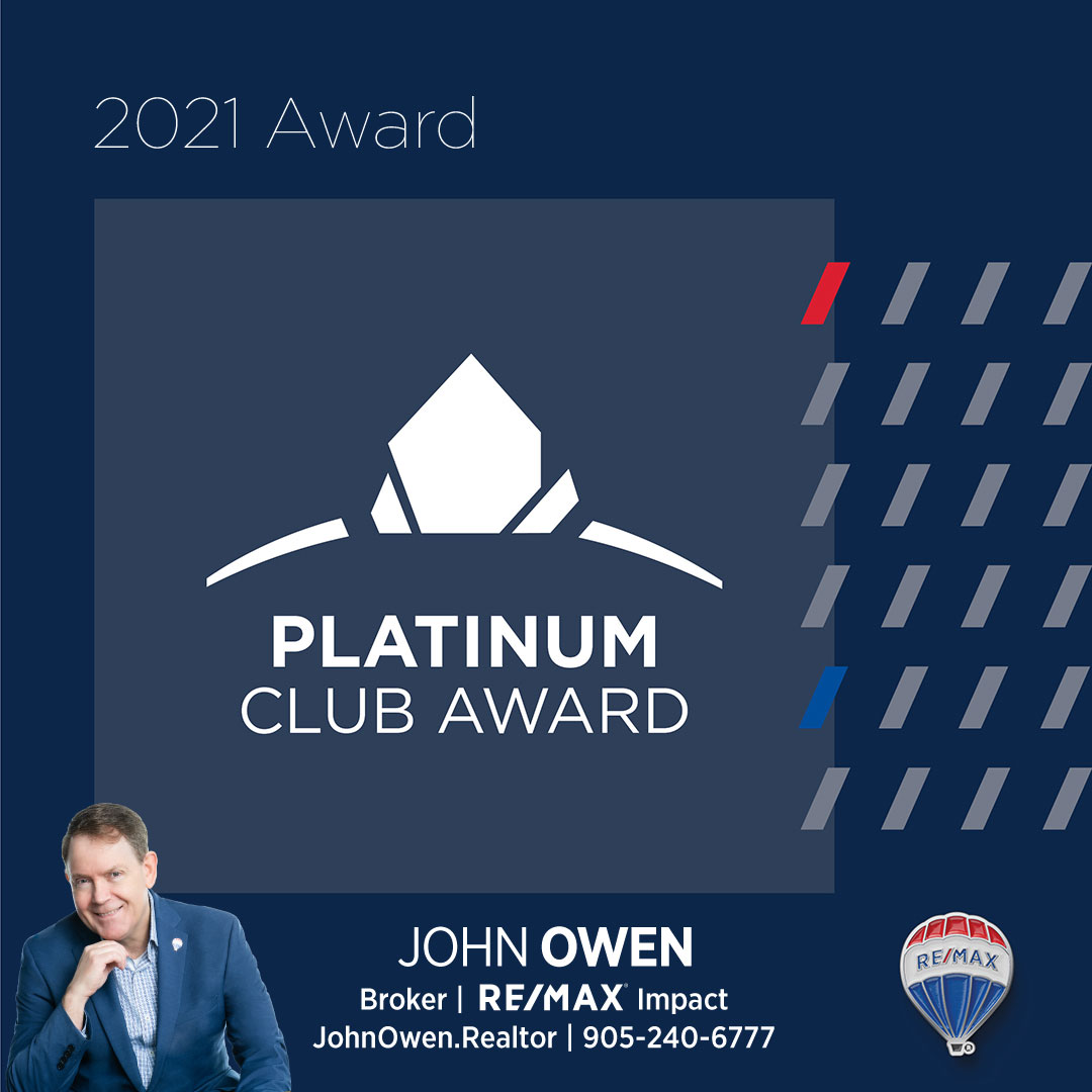 John Owen RE/MAX 2021 Awards