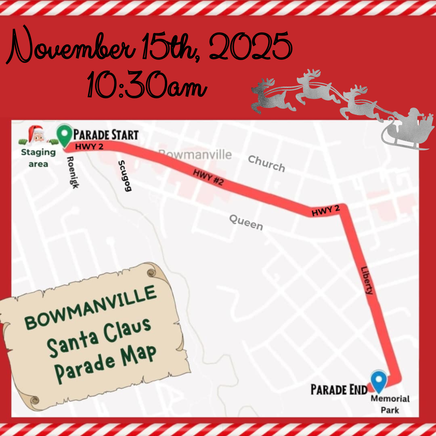 Bowmanville Santa Claus Parade 2025