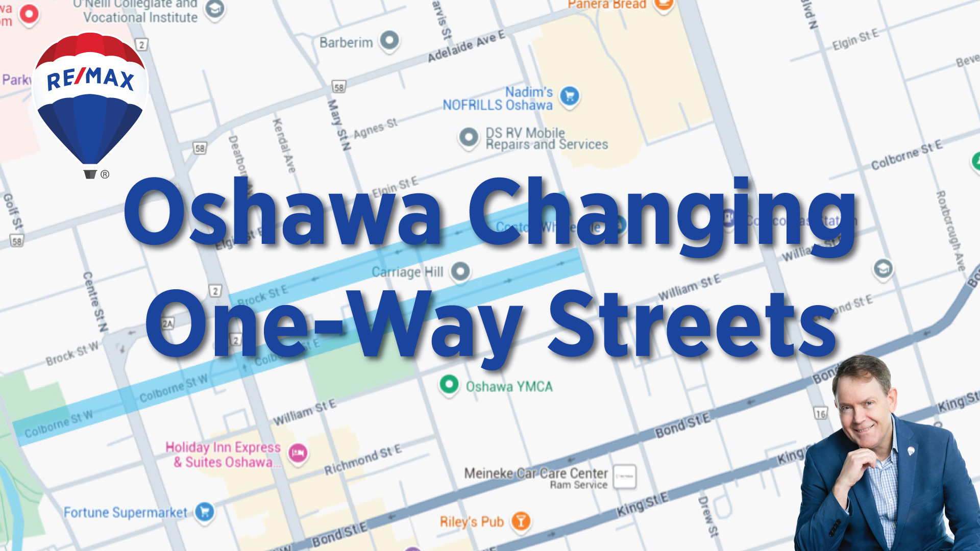 Oshawa streets to change from one-way to two-way